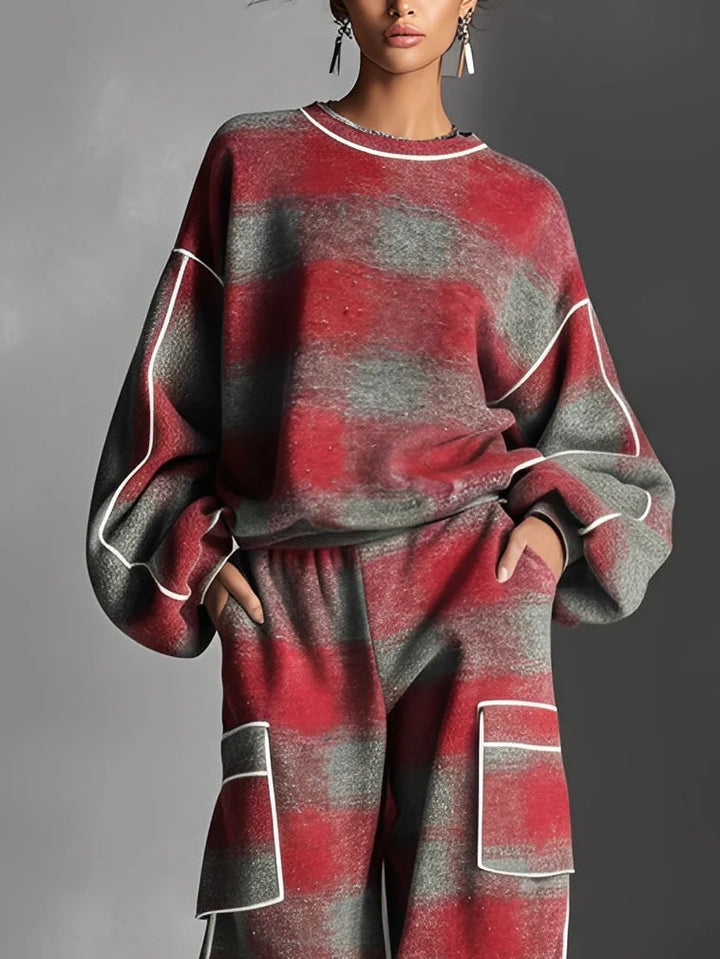 Louise | Plaid Two-Piece Set