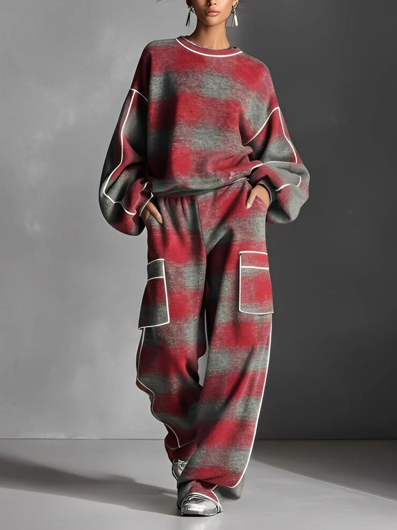Louise | Plaid Two-Piece Set