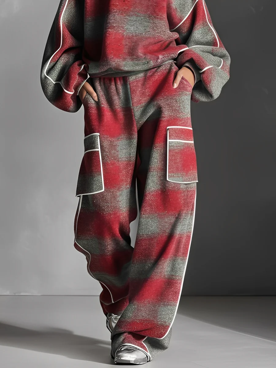 Louise | Plaid Two-Piece Set