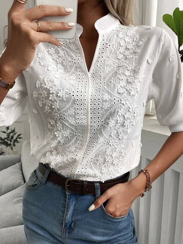 Leah™ - Classic Elegant Blouse