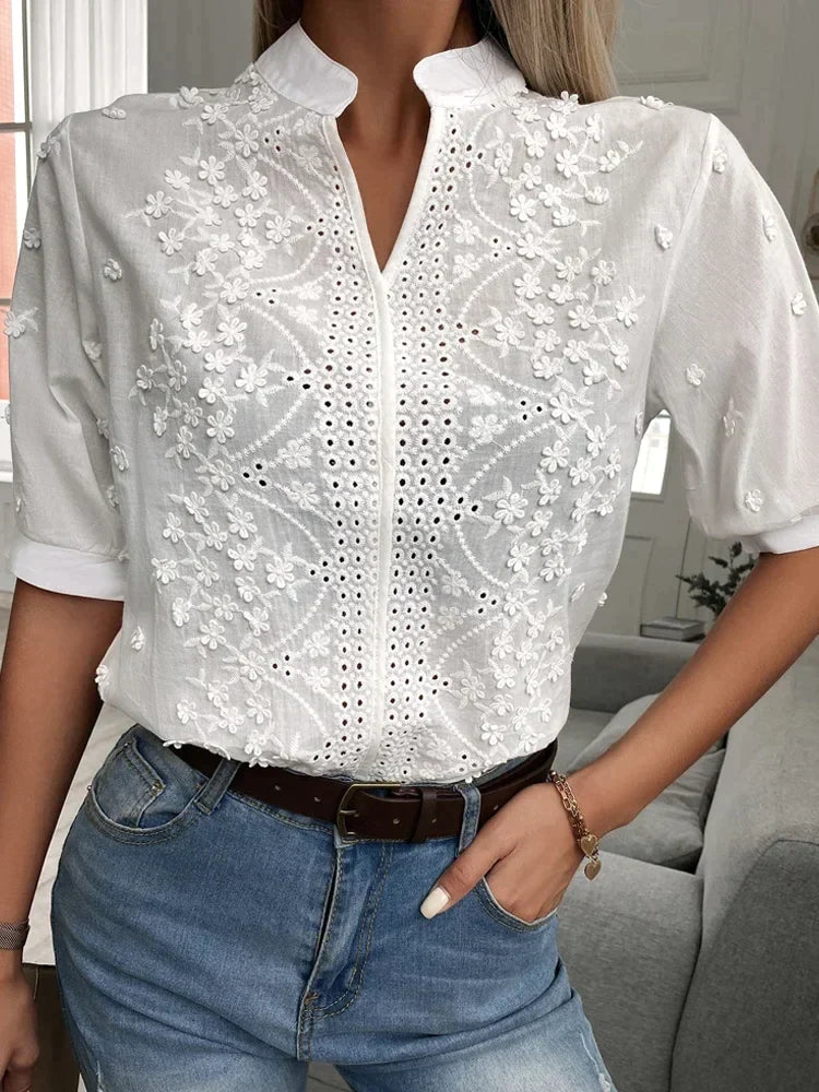 Leah™ - Classic Elegant Blouse