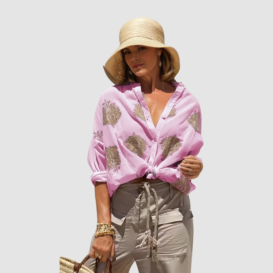 Gaby™ Elegant Breathable Blouse