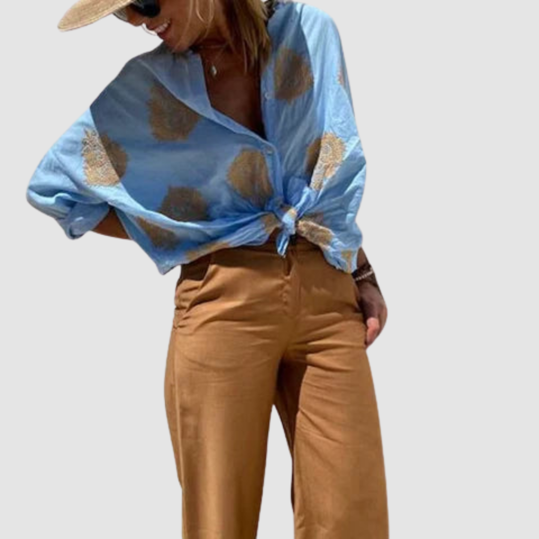 Gaby™ Elegant Breathable Blouse