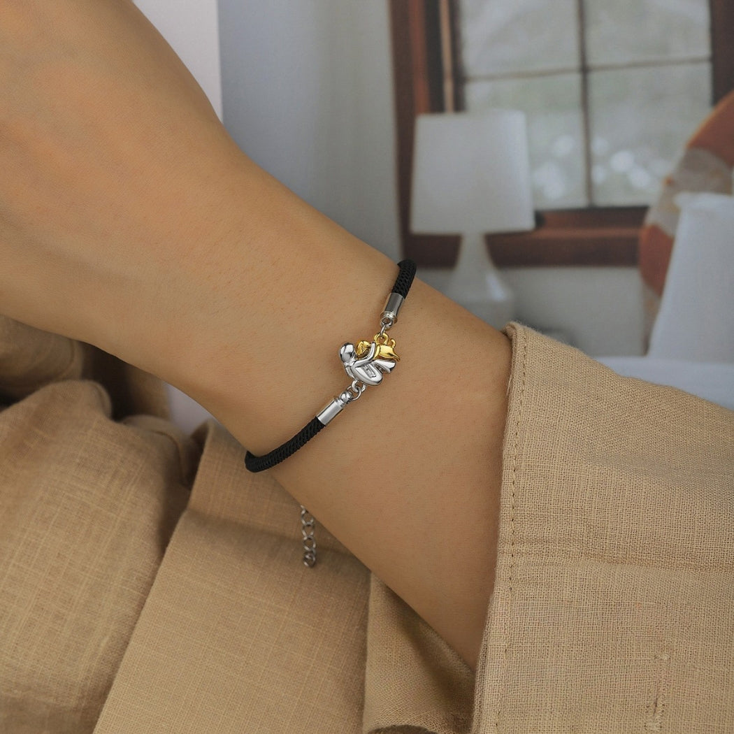 katy™ - Bracelet with Cord and Dog Design