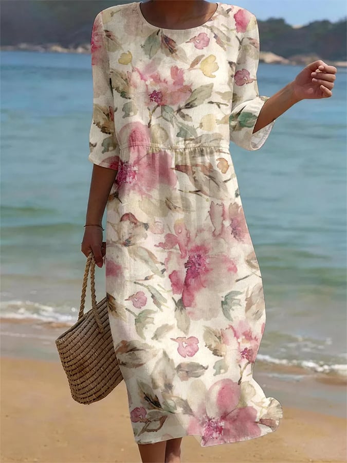 Kylie | Elegant Patterned Dress