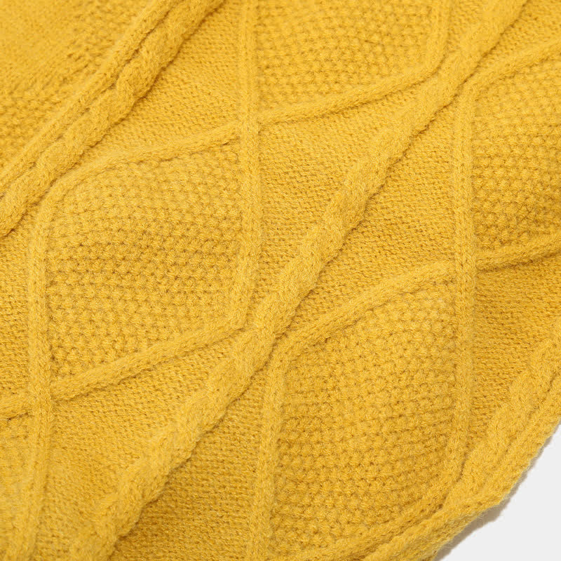 Damen Strickset mit Mütze, Schal und Handschuhen
