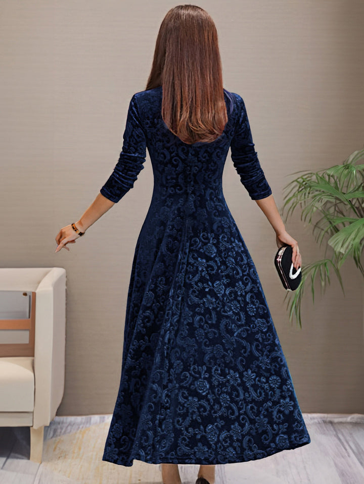 Nancy | Luxurious Velvet Holiday Dress
