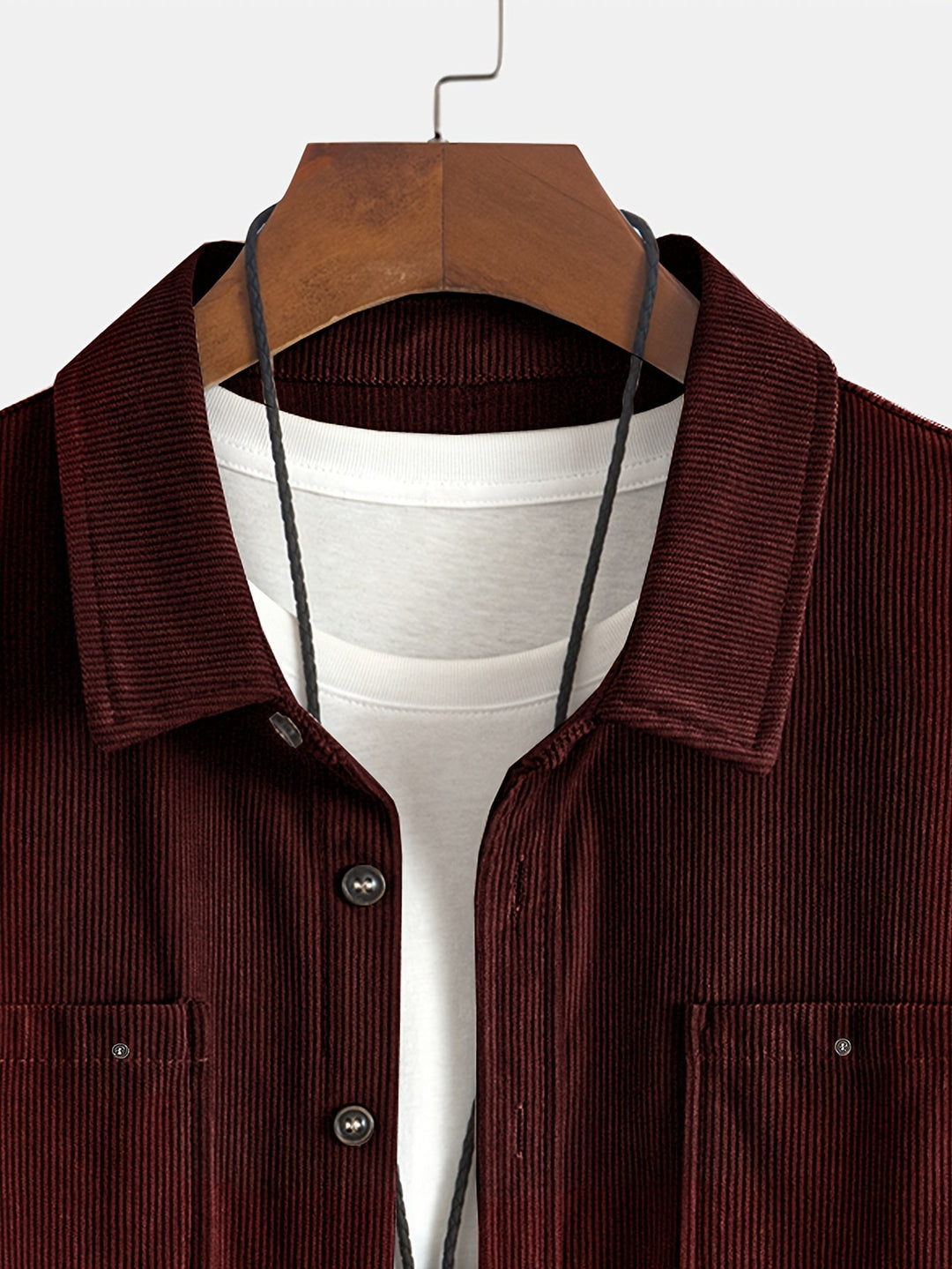 Bryce | Herren Langarm-Overshirt mit Taschen und Knöpfen