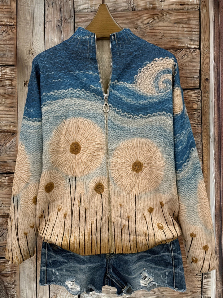 Yolanda | Women's quilted cardigan with zipper