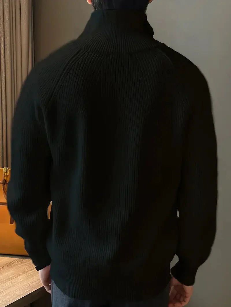 Brit & Boho™️ | Ethan Classic Knit Zipper