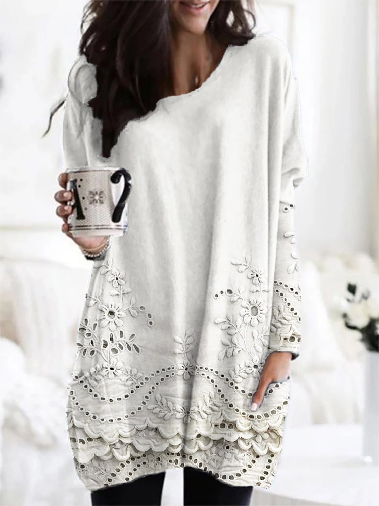 Clarissa™ - Printed Cozy Sweatshirt