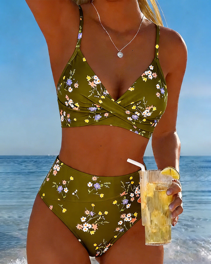 Giada | Women's Floral Bikini with Wireless Bra