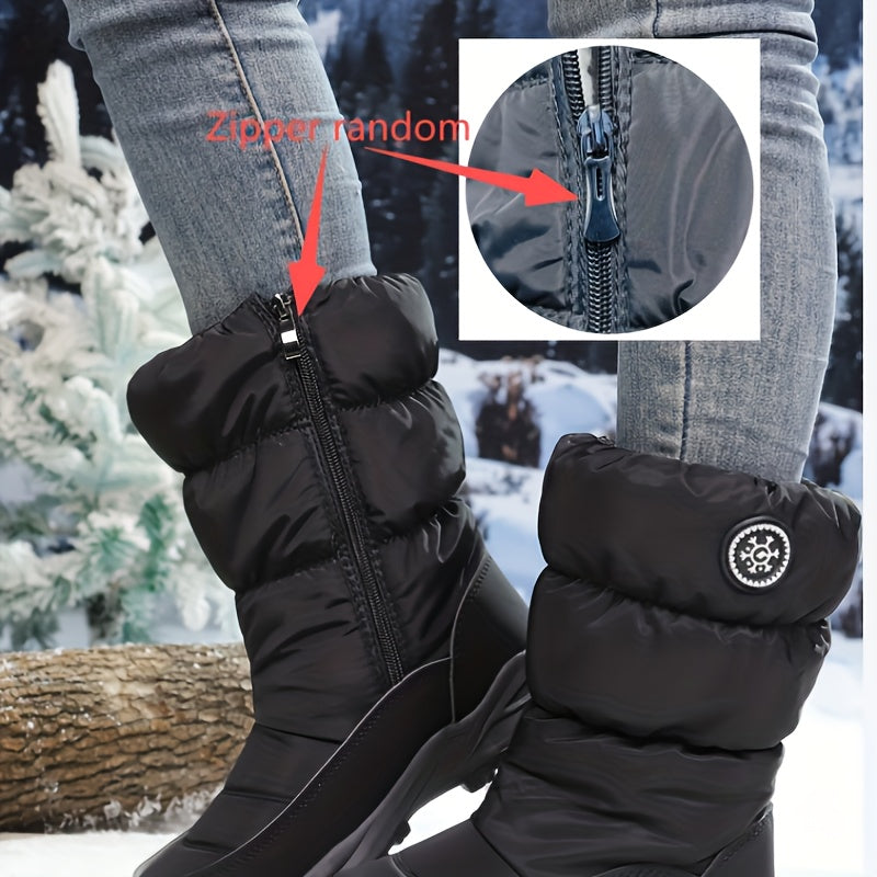 Premium Women's Mid-Calf Winter Boots