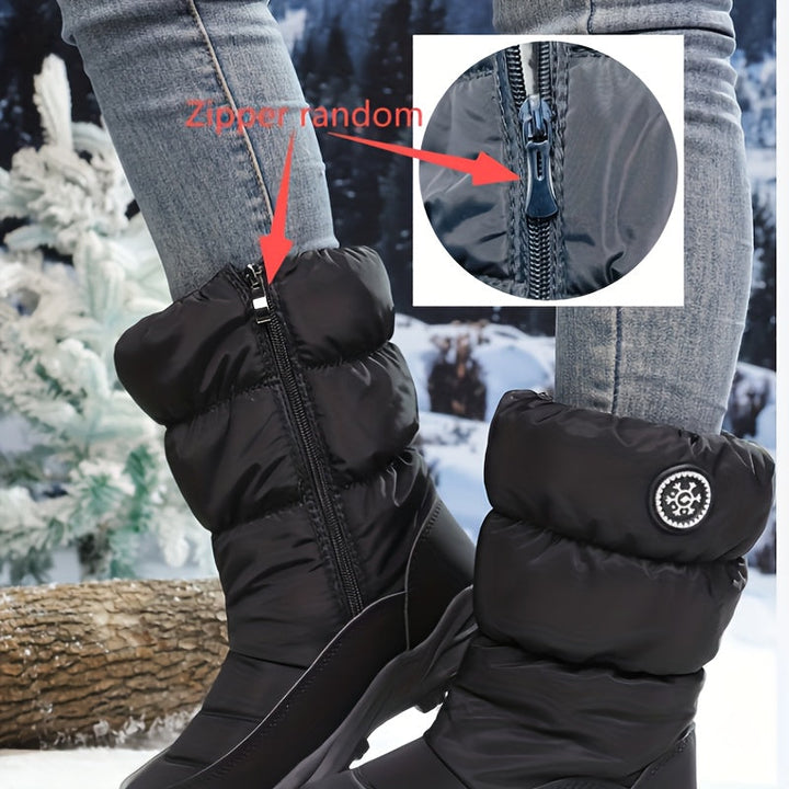 Premium Women's Mid-Calf Winter Boots