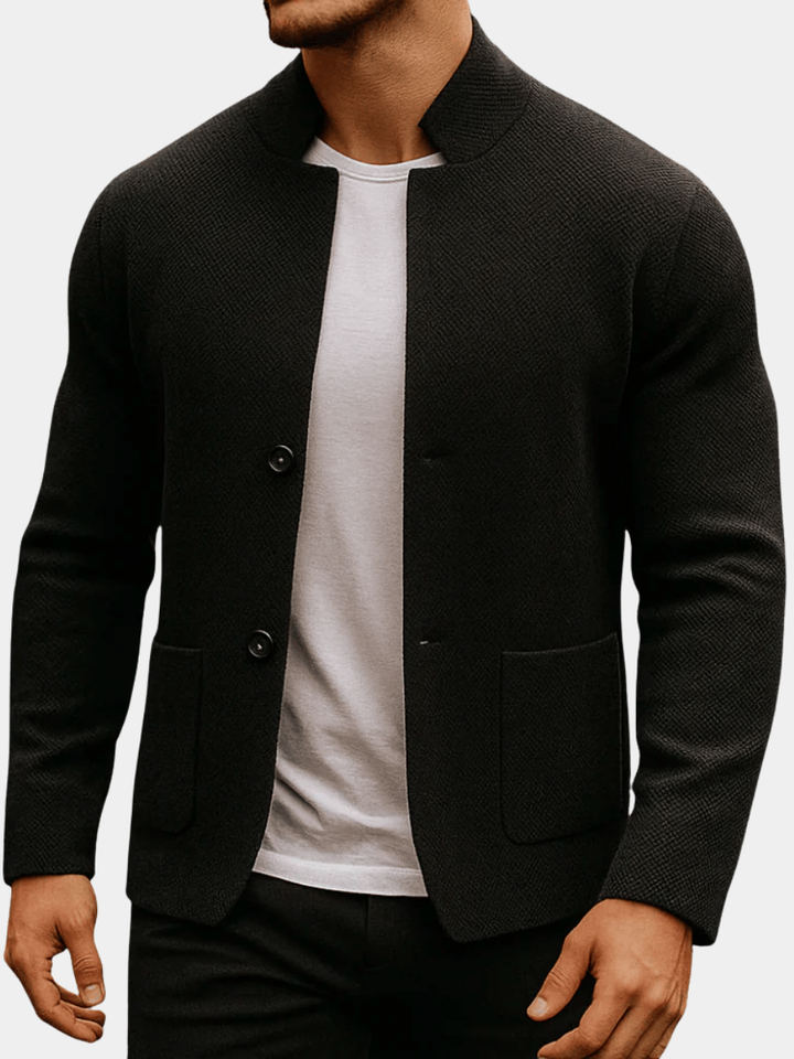 LAURENT MONACO | MEN'S KNITTED TEXTURE WAISTCOAT
