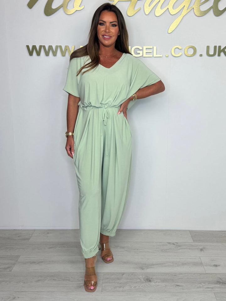 Cora™ - V-neck Tie-Strap Jumpsuit