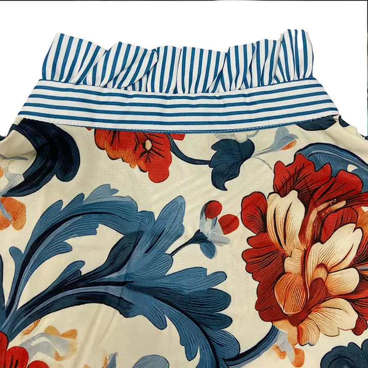 Serenity™ - Classic Vintage Floral Blouse