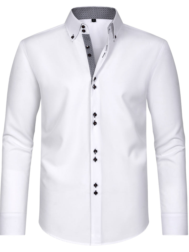 Nico™ - Men's Shirt with Stylish Button-Up