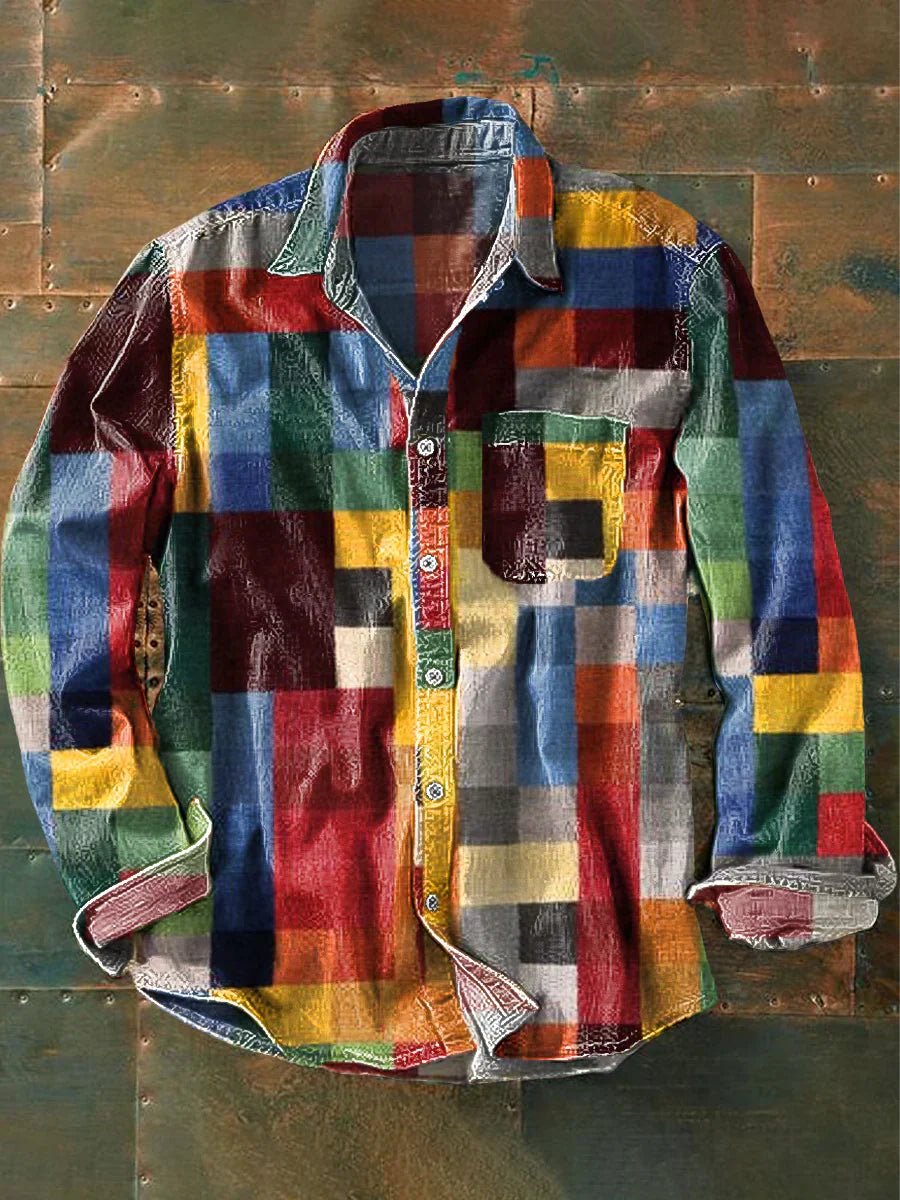 Mika™ - Vintage Plaid Unisex Shirt