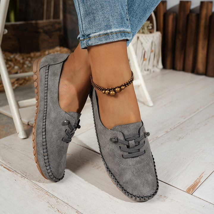 Orthelia™ – Supportive Cushioned Moccasins for Sensitive Feet
