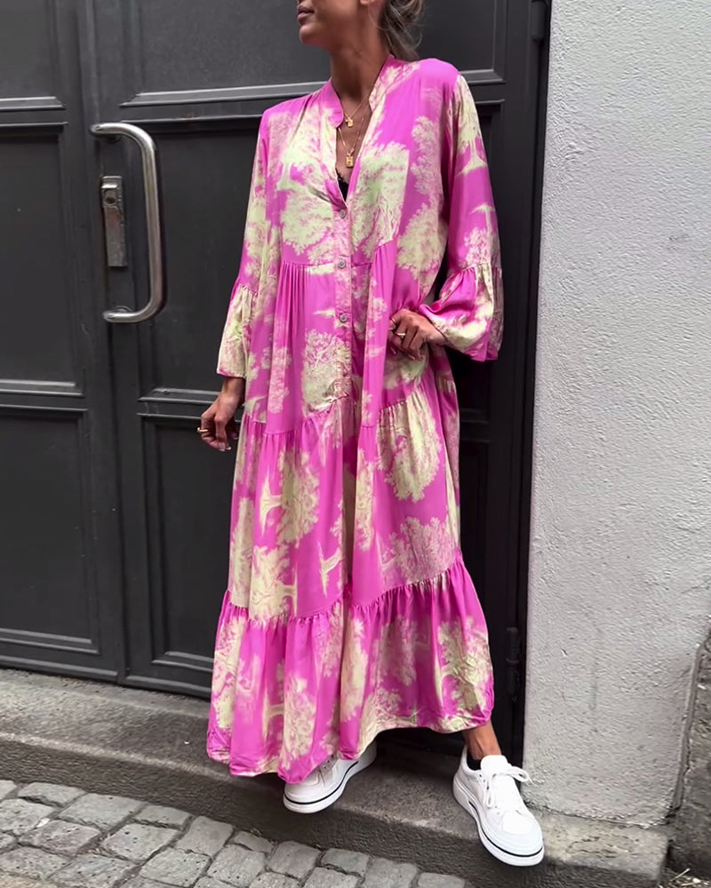 Diana™ - Comfortable Patchwork Maxi Dress