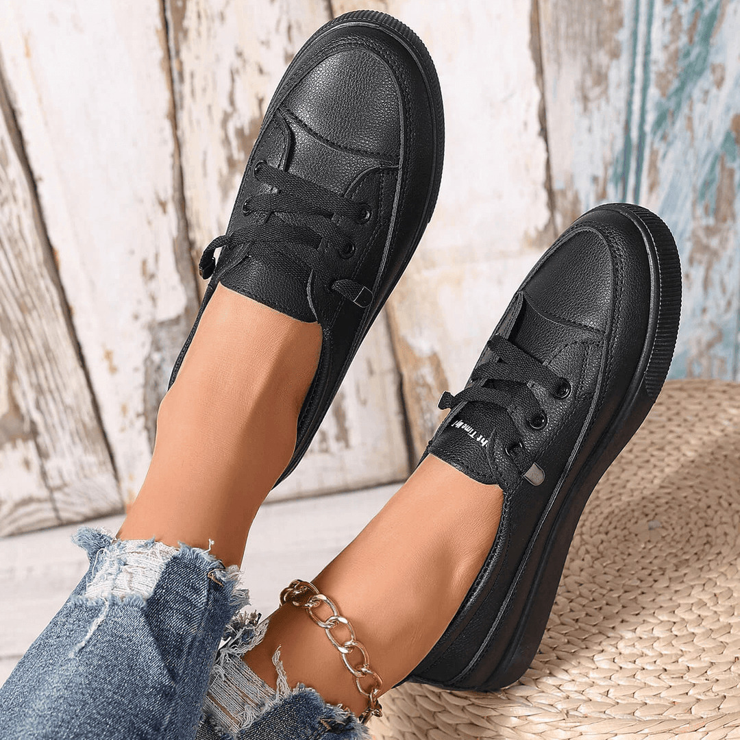 Elise™ – Women's Lace-Up Orthopedic Flat Shoes