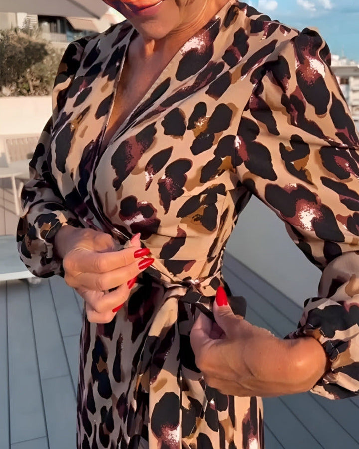Stella - Leopard Print Dress