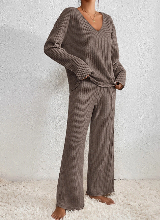Grace - Women's High Waisted Leisure Suits with Long Pants