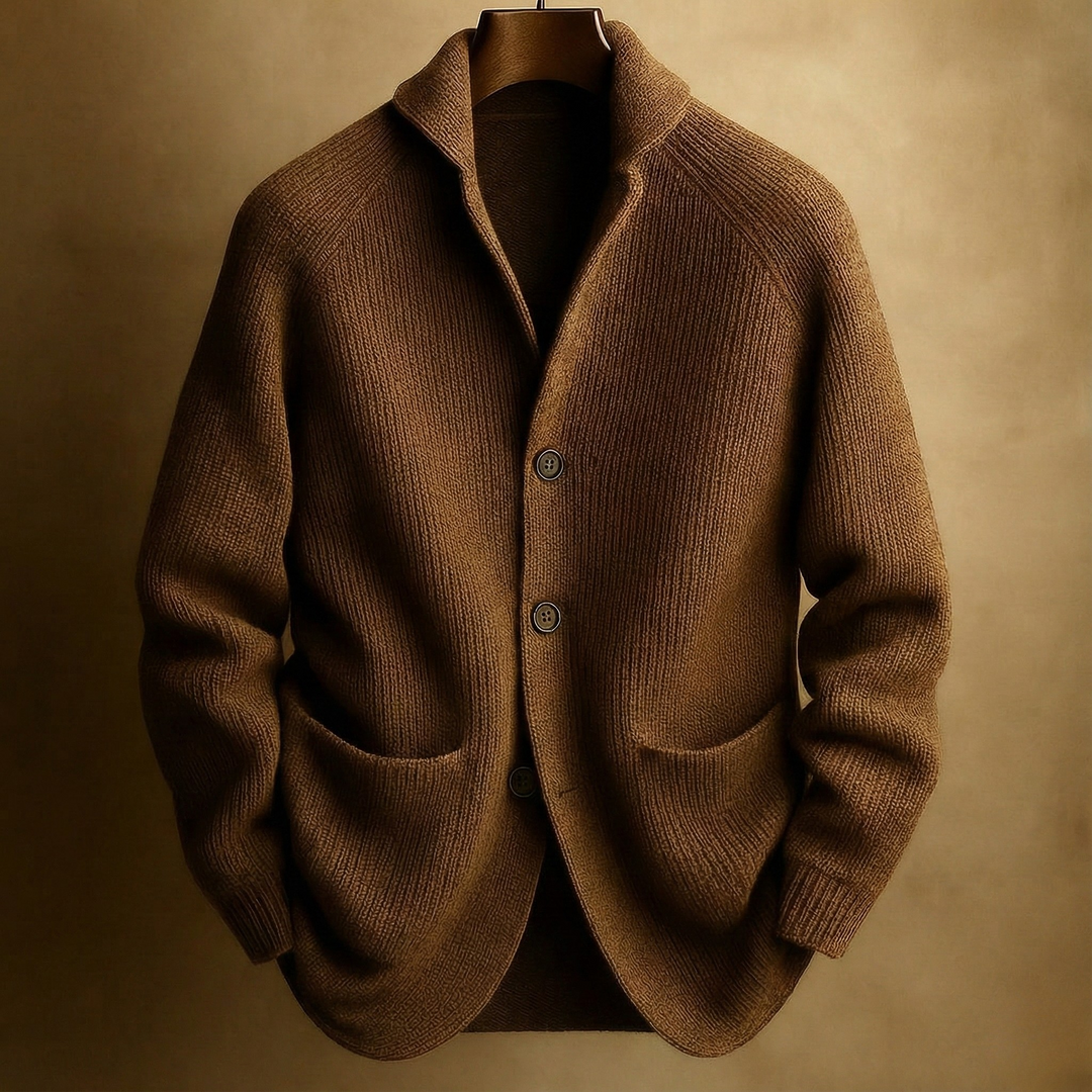 SILVORO | Men's Wool Blend Corduroy Jacket