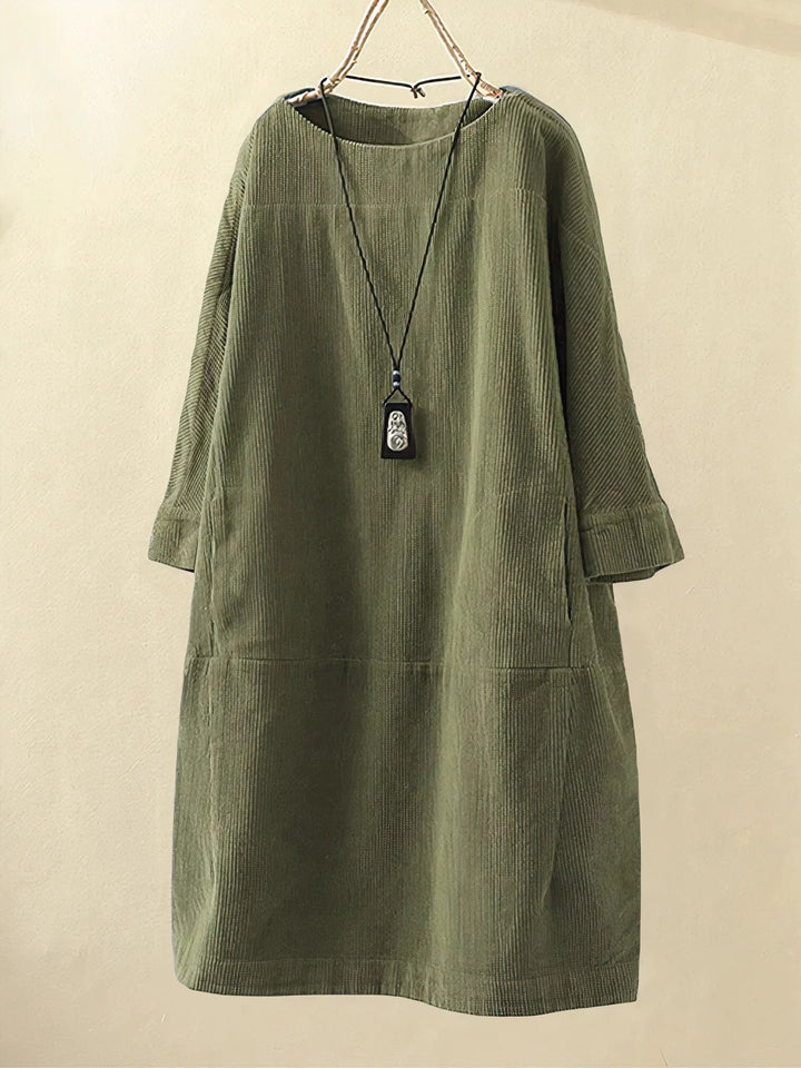 Zophie™ - Relaxed Vintage Corduroy Dress