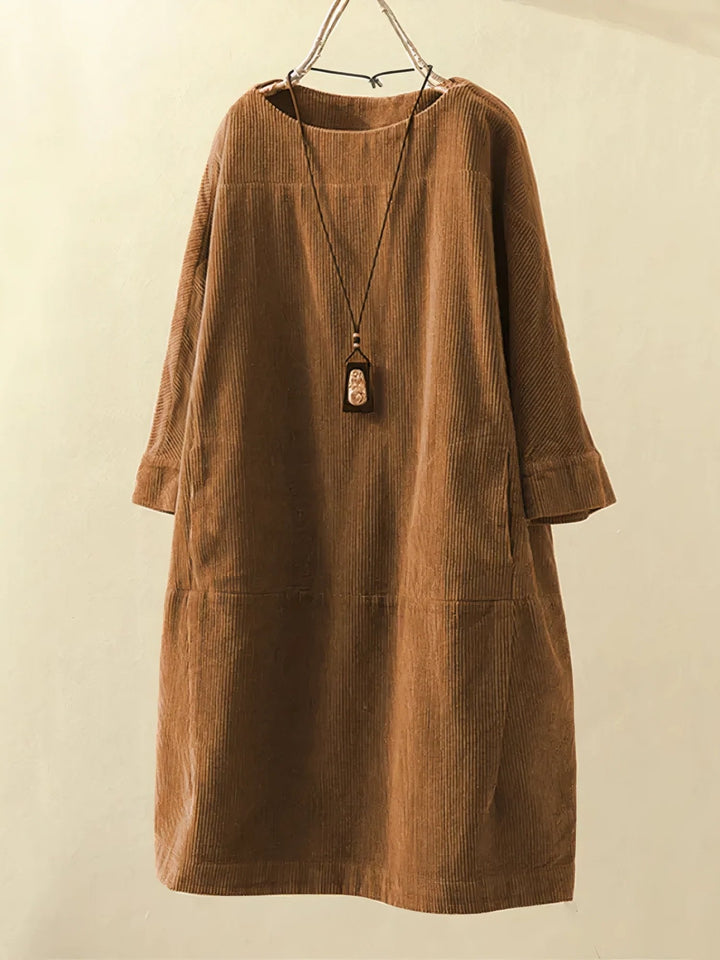 Zophie™ - Relaxed Vintage Corduroy Dress