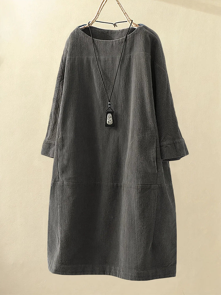 Zophie™ - Relaxed Vintage Corduroy Dress