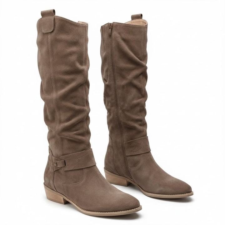 Lavinia | Women's Knee-High Boots with Side Zipper