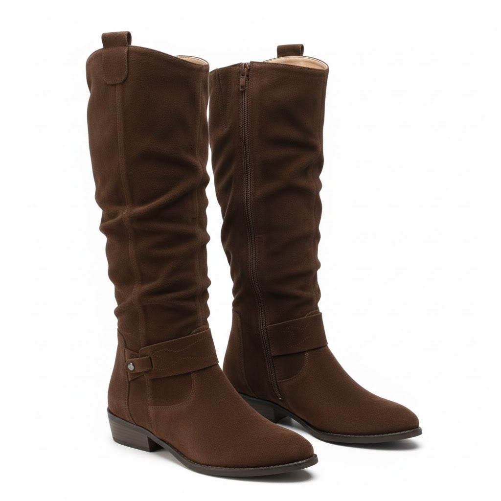 Lavinia | Women's Knee-High Boots with Side Zipper