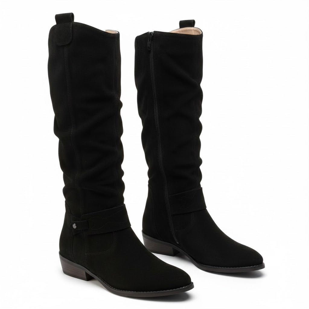 Lavinia | Women's Knee-High Boots with Side Zipper