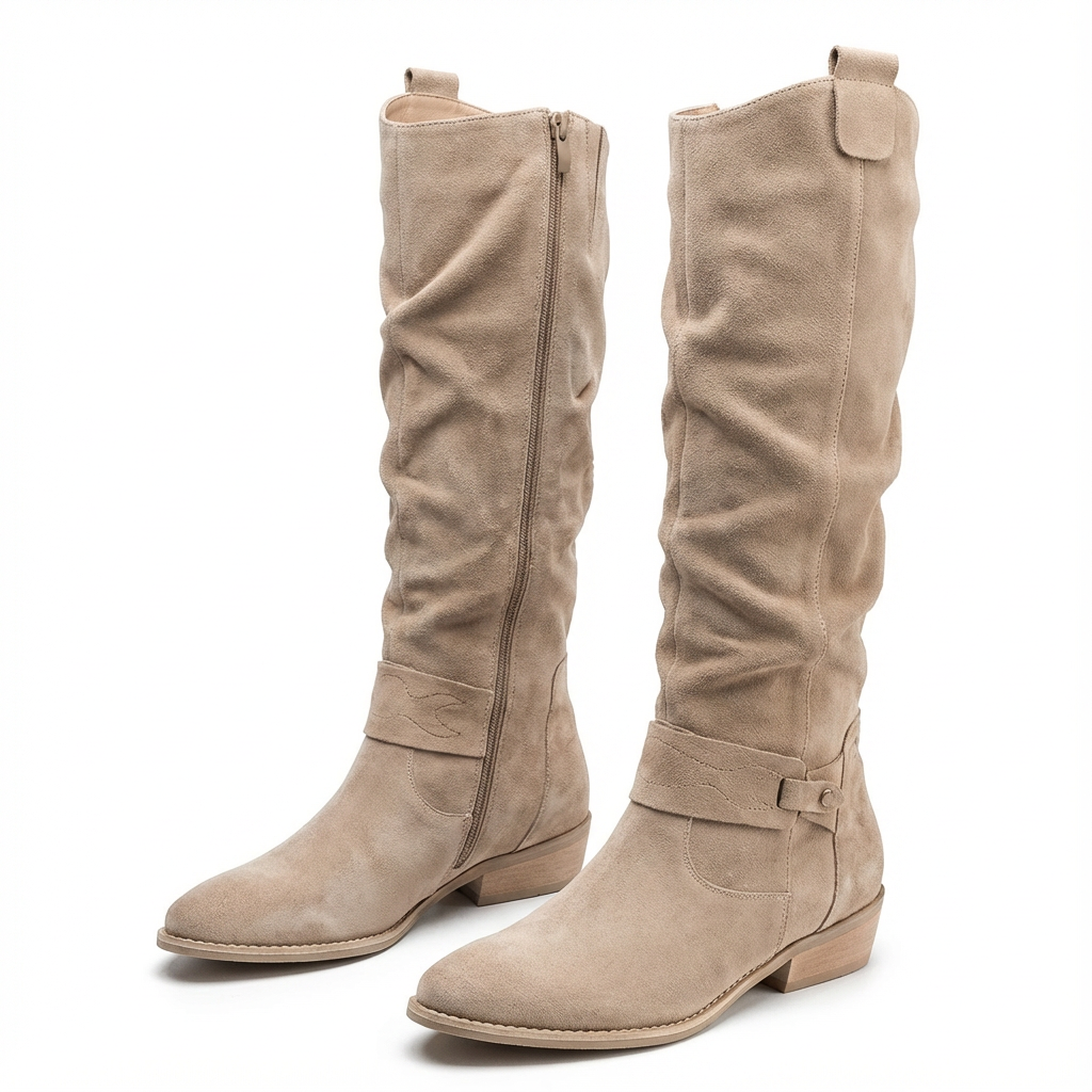 Lavinia | Women's Knee-High Boots with Side Zipper