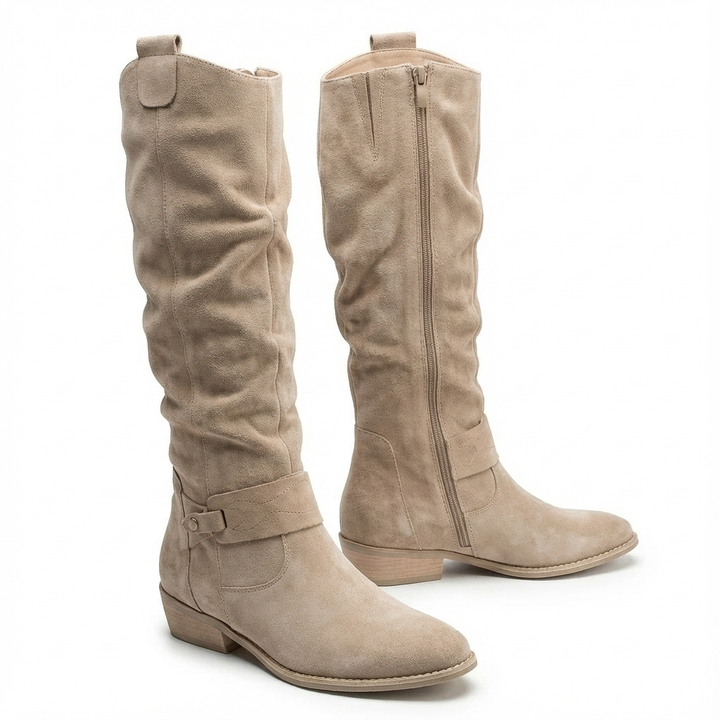 Lavinia | Women's Knee-High Boots with Side Zipper