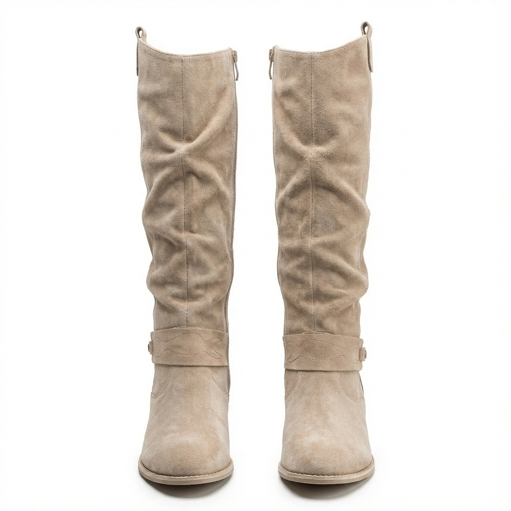 Lavinia | Women's Knee-High Boots with Side Zipper