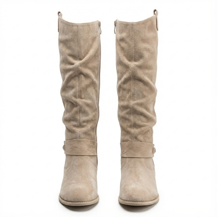 Lavinia | Women's Knee-High Boots with Side Zipper