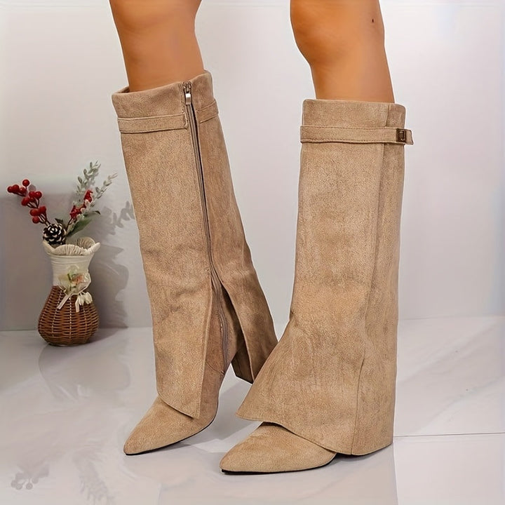 Talitha | Women’s ankle boots with block heel and buckle detail