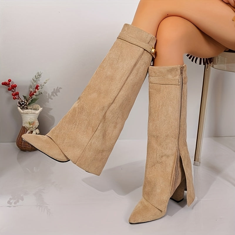 Talitha | Women’s ankle boots with block heel and buckle detail