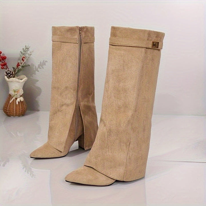 Talitha | Women’s ankle boots with block heel and buckle detail