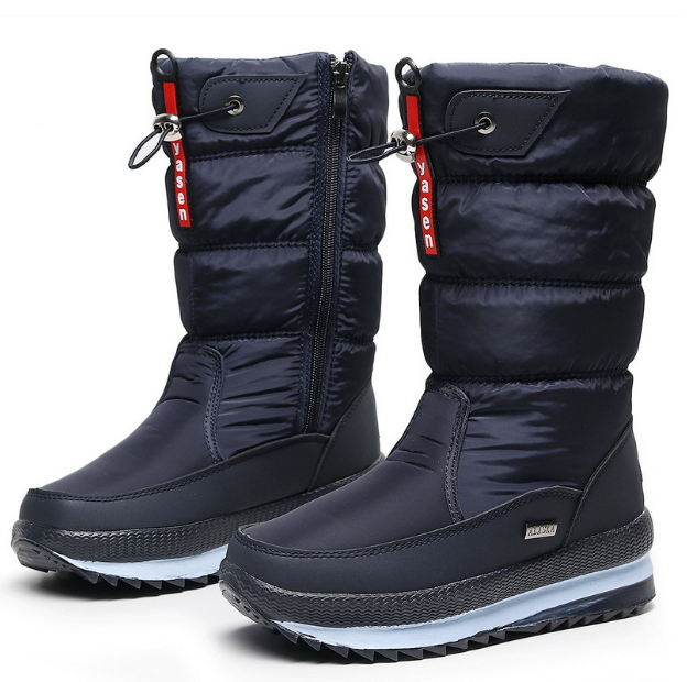 Lara - Non-Slip and Waterproof Faux Fur Snow Boots