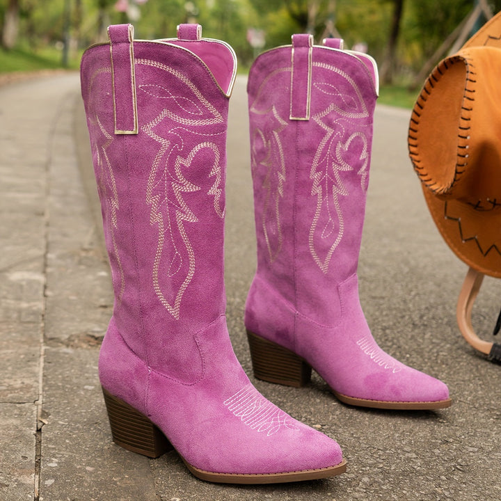 Blythe | Women's Western Cowboy Boots with a Wide Calf Fit
