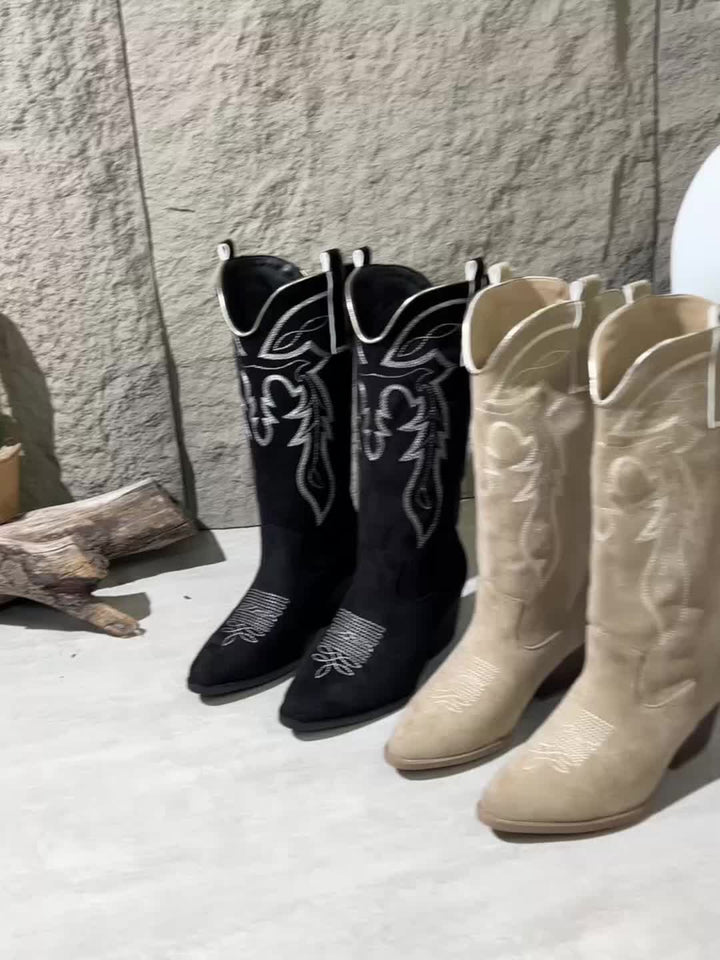 Blythe | Women's Western Cowboy Boots with a Wide Calf Fit