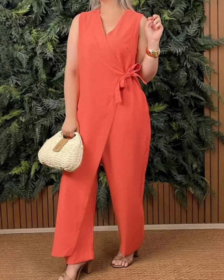 Teresa™ - Versatile Jumpsuit with Tie Belt
