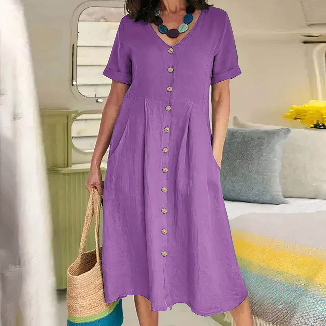 Briar - Effortless Button Dress