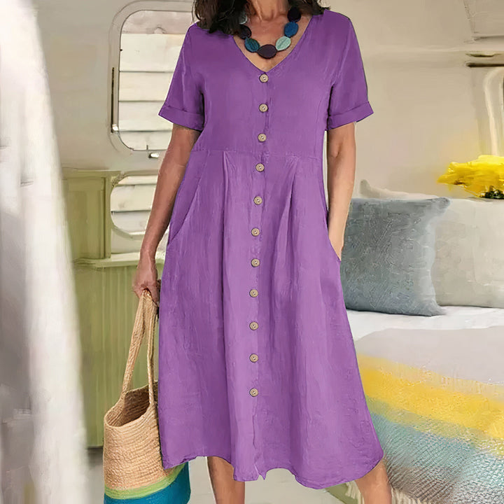 Briar - Effortless Button Dress