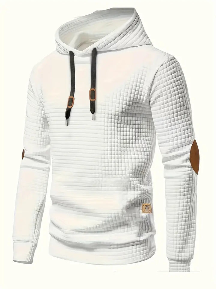 Emanuele - Men's Waffle Casual Hoodies