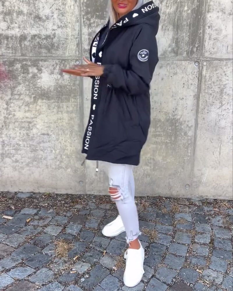 Alexa™ - Casual Hooded Coat